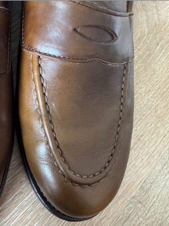 Grant Stone Penny Loafer Dark Brown in Size 10 Wide main image 10